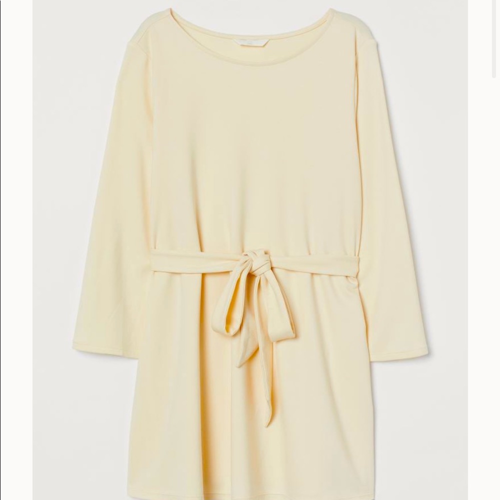 H&M Maternity boatneck top in cream XS